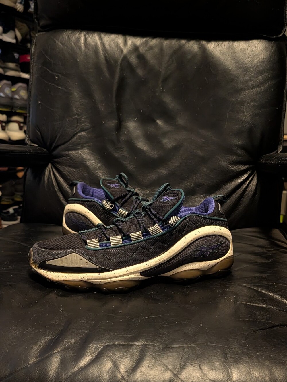 Reebok DMX Run 10 - Black/White/Purple/Teal